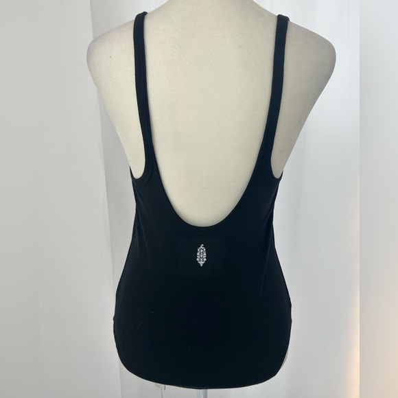 Free People Movement STEP ONE  Basic Black Tank - Picture 4 of 7
